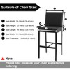 PiccoCasa Pack of 4 Bar Stool Covers, Waterproof Dining Chair