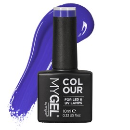 MyGel by MYLEE Semi-Permanent Gel Polish 10 ml [Spill The Blues ] UV/LED Nail Art Manicure Pedicure for Professional and Home Use - Long Lasting and Easy to Apply