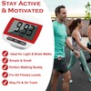 Pedometer Step Counter, Portable Walking Pedometer, Sport Pedometer- Distance, Step,