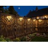 Gardsee Solar Fence Lights 6 Pack Solar Deck Lights Waterproof