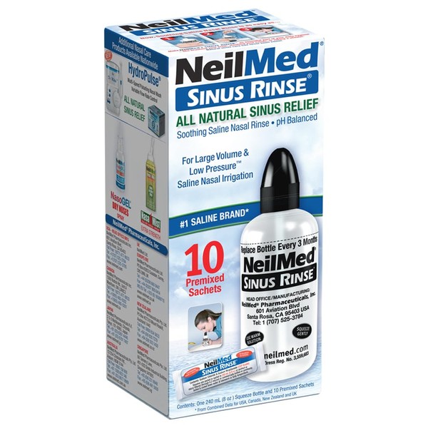 Neilmed SinusRinse All Natural Sinnus Relief 10 Sachets