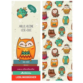 dabelino Set of 6 Animal Bookmarks for Children (Unicorn, Fox, Owls, Dinosaurs, Panda, Mermaid/Party Bags)