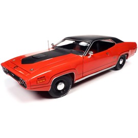 Auto World Diecast 1971 Plymouth GTX 440+6 Hardtop Tor Red with Black Top Class of 1971'' ''American Muscle 30th Anniversary 1/18 Diecast Model Car by Autoworld AMM1268