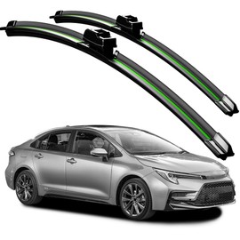 Compatible With Toyota Corolla E210 E140 E170 E120 E130 2003-2024 Wiper Blades Front Windshield Wipers Water Repellent Available in All-Seasons OEM Quality 24"+18" 2PCS