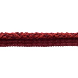 DÉCOPRO Maroon, Black Cherry, Chinese Red 3/8" Decorative Lip Cord [By The Yard]