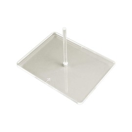 LITKO Flight Stand, Rectangular 67x87mm (Rounded Corners), 2 inch Peg, Compatible with Wings of War and Wings of Glory, Clear
