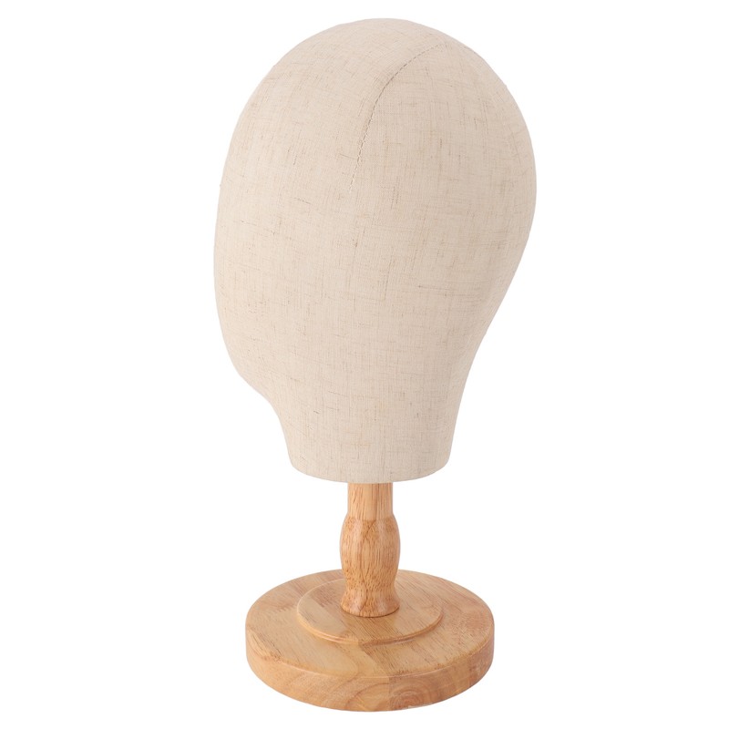 Wig Head Stand Non Woven Fabric Mannequin Head Hat Display