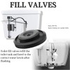 2Pcs Toilet Fill Valve Seal Replacement Part,Washer Cistern Float Valve