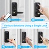 Keyless Entry Fingerprint Smart Door Lock with Handle,Digital Electronic Lock