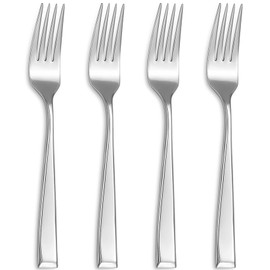 Royalrose Alexander Fine 8.1"Dinner Fork, Set of 4, 18/10 Stainless Steel, Well Made, Dishwasher Safe, Heavy Duty Fork