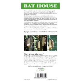 Greenkey 695 Medium Bat Box - Natural Wood