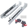 LONTAN 15 Inch Undermount Soft Close Drawer Slides 3D Locking