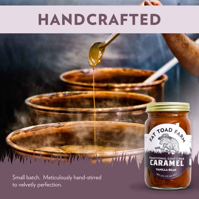 Fat Toad Farm Traditional Goat’s Milk Caramel Sauce, Vanilla Bean,