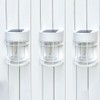 DOESLAG Solar Fence Lights, 8 Pack Deck Light Solar Powered,