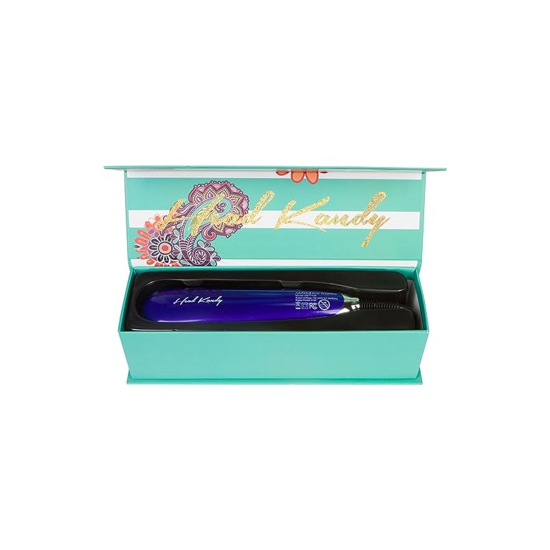 Head Kandy Side Kick Purple Cerámico Alisador de Cabello Corto