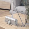 Onarway Quiet-Close Door Closer for Home: Hydraulic Automatic with Adjustable