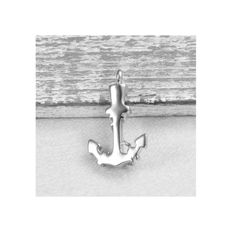 OutstandLong Anchor Urn Necklaces for Human Ashes Memorial Cremation Women