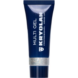 Kryolan Multi Glitter Gel Coarse 10 ml Pearl White