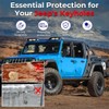 AIXXCUVQ 3piece Keyhole Covers for 2007-2018 JK Door Covers Strong