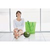 Foldable cooler shopping bag - lime