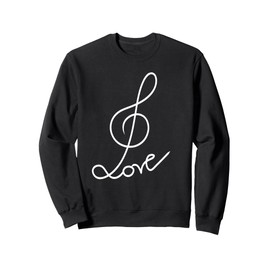 clef for women children young men music school piano Sweatshirt