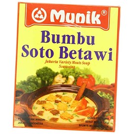 Munik Soto Betawi Jakarta Variety Meat Soup, 125-Gram (Pack of 3)