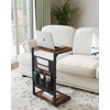 Vovonusy C-Shaped End Tables, TV Trays Set of 2, Small