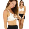 ToBeInStyle Bralettes de lactancia sin costuras para mujer, Individual: borde