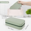 DesignSter Travel Jewelry Box, PU Leather Portable Jewelry Case, Small