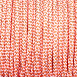 PARACORD PLANET Heart Pattern 550 Paracord – 4mm 7-Strand Nylon Rope for Crafts, Bracelets, Keychains, and Outdoor Use – Strong Survival Cord in Fun Valentine Colors – 10ft to 1000ft Hanks & Spools