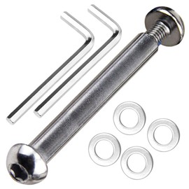 OTFAITP M8 8 mm x 28 mm-86 mm Scooter Front Rear Axle Bolt 8.8 Grade Carbon Steel for Stunt Scooter Dash Teen/Adult Kick Scooter 800+lb Capacity