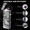 LcFun Electric USB Rechargeable Lighter, Windproof Plasma Dual Arc Lighter