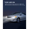 Nilight Headlight Assembly Compatible with 2009 2010 Toyota Corolla XLE/LE/Base
