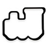 Train Engine Cookie Cutter