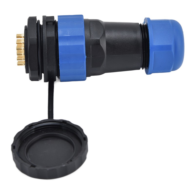 Waterproof Connector Back Nut IP68 Aviation Power Socket 5A for