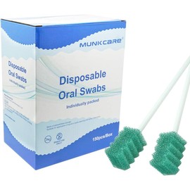 Hisopo oral tratado con dentífrico – 150 unidades MUNKCARE