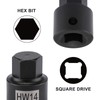 Mayouko 16 Pieces 3/8" Drive Low Profile Hex Socket Set,