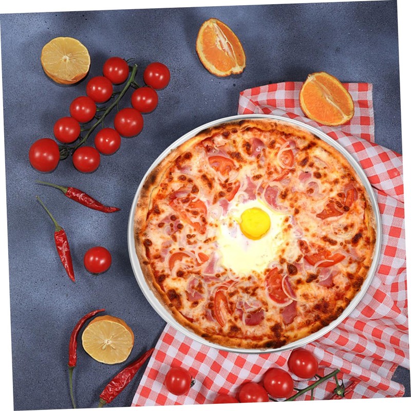 SHINEOFI Perforated Pizza Baking Tray Multi Functional Household Pizza Pan