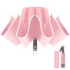 Pioggistar Windproof Umbrella for Men and Women, Inverted Mechanic Umbrellas