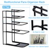 Toplife Heavy Duty Pan Organizer, 5 Tier Pot and Pan