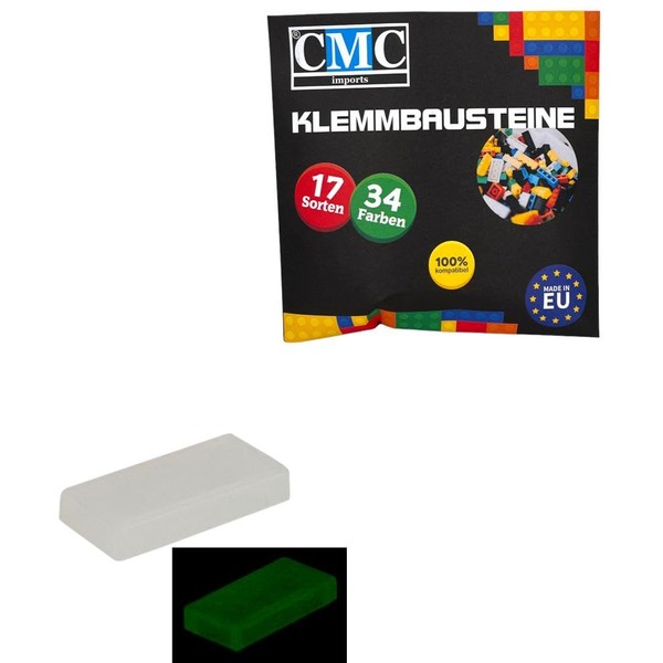 100 x Clamping Blocks Tiles Building Blocks 1 x 2