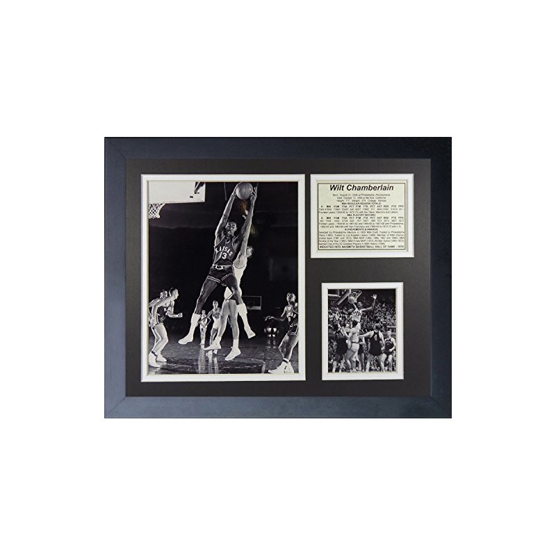 Legends Never Die Wilt Chamberlain Kansas Jayhawks Collage Photo Frame,