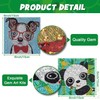 Ausbond 4Pcs DIY Art Painting Kits for Kids Animal Art