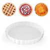 AZKEEGREY Ceramic Quiche Dish for The Oven, 22cm Pie Dishes