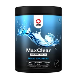 MaxiNutrition MaxiNutrition MaxClear Blue Tropical 300g, 24g Protein, 104 Calories per Serving. Refreshing, Low Calorie, No Artificial Colours or Flavours