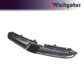 Replacement for Accord 2006 2007 4dr Sedan Front Bumper Grille & Chrome Molding Grill Replacement for 71121SDAA10ZA Replacement for 71121SDCA10ZA Replacement for 71122SDAA10