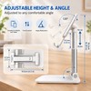 Adjustable Phone & Tablet Stand for Desktop Use – Foldable