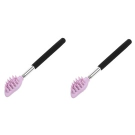 Healvian 2pcs Retractable Back Scratcher Tool for Adults Boys and Girls Handle for Itchy Spots for Seniors Pregnant Lightweight Portable Back for Travel