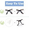 UPIONIC Eyeglass Nose Pads, Silicone Anti Slip Adhesive Eyewear Nose
