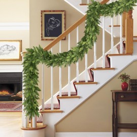 Puleo International 20 ft. x 10 in. Balsam Fir Artificial Garland